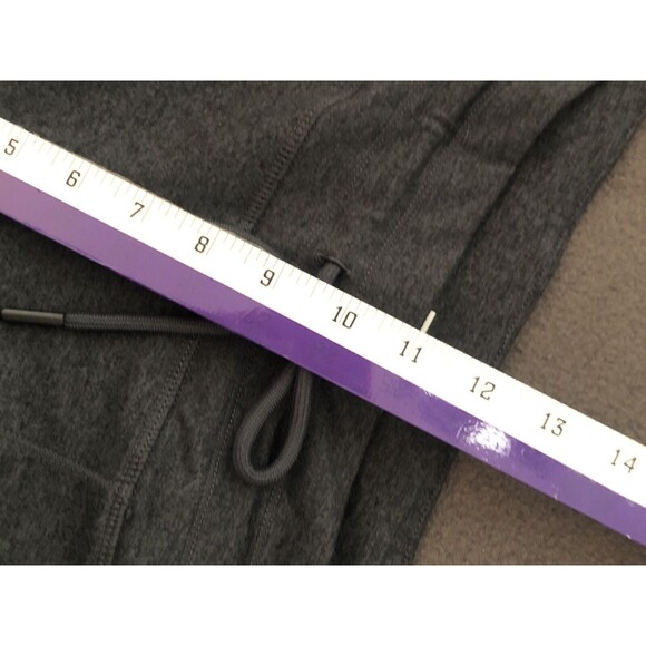 Lolë Women’s Large Charcoal Gray Lounge Jogger Pants Drawstring Waist Pockets - Picture 5 of 7